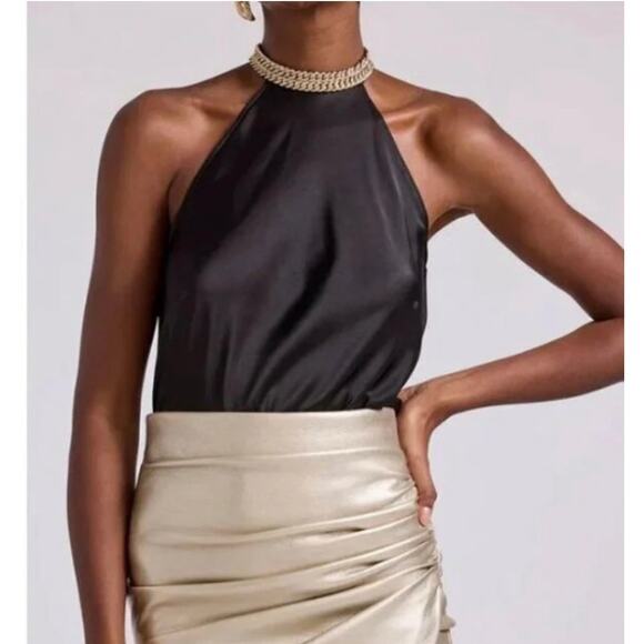 Generation Love Delora Crystal Chain Halter - Black Small - Picture 2 of 9